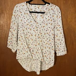 Floral blouse - size small